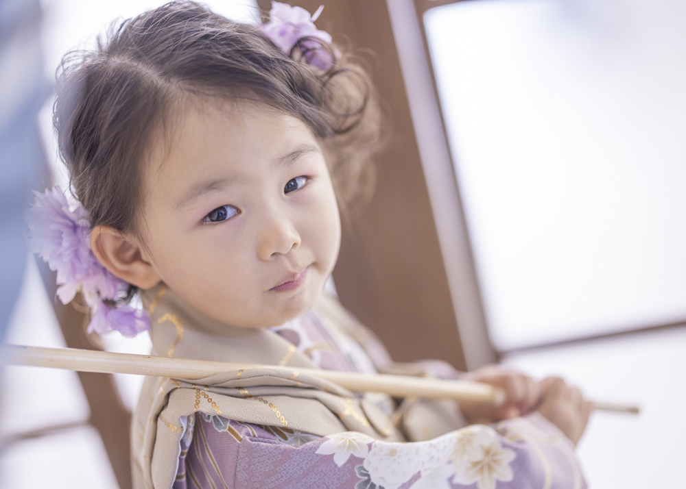 秩父市 七五三 レンタル着物 女の子 3歳