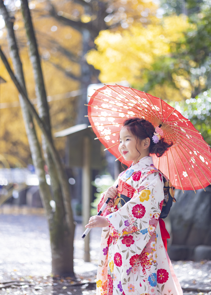 秩父市 七五三 レンタル衣装 女の子 7歳